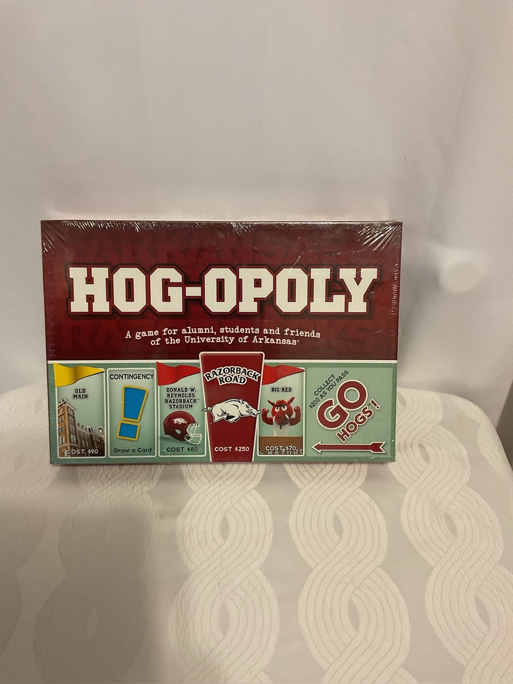 Hog-opoly board game University of Arkansas